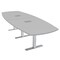 Skutchi Designs 45 in W, 120 in L, 29 in H, Engineered Wood Top, Grey HAR-ABOT-46X119-T-ELEC-XD01 - alternate 1